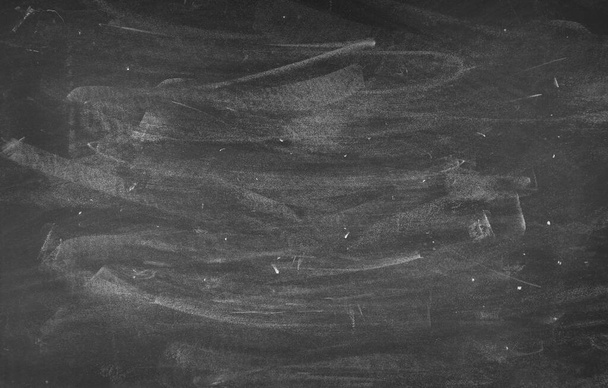 Craie frottée sur fond de tableau noir - Photo, image