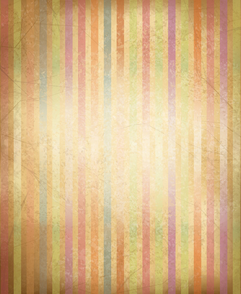 Textura de papel viejo vectorial con rayas de colores
. - Vector, Imagen