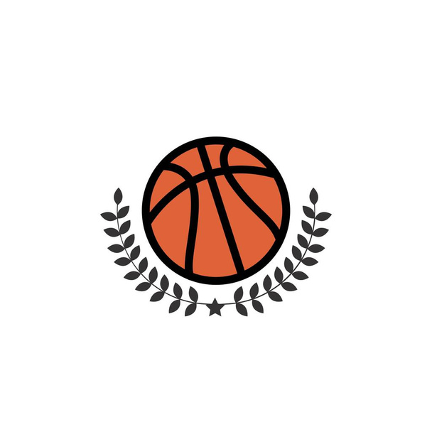 koripallo joukkue ottelu kilpailun logo ja vektori kuvake
 - Vektori, kuva