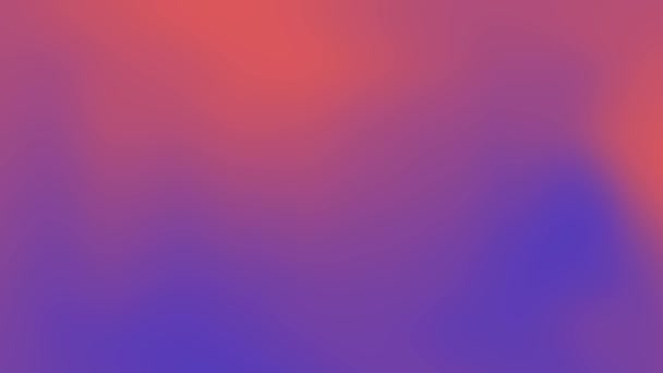 色ネオングラデーション。抽象的なぼやけた背景を移動する。色は位置によって異なり、滑らかな色遷移を作り出します。紫ピンクブルー紫外線 - 映像、動画