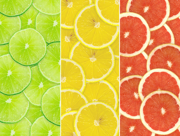 Abstract background of citrus slices - Photo, Image