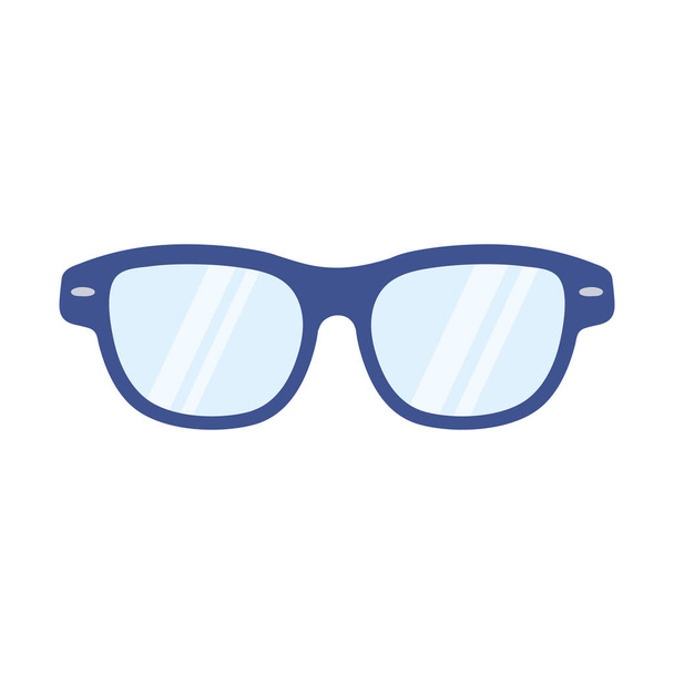 Isolierte Brille Icon Vector Design - Vektor, Bild