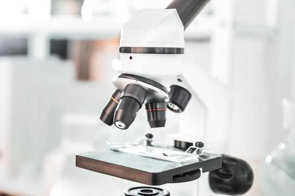 Modern microscope in scientific laboratory - Foto, immagini