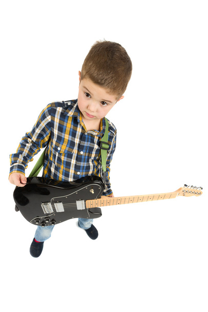 Young guitarist playing guitar - Foto, Bild