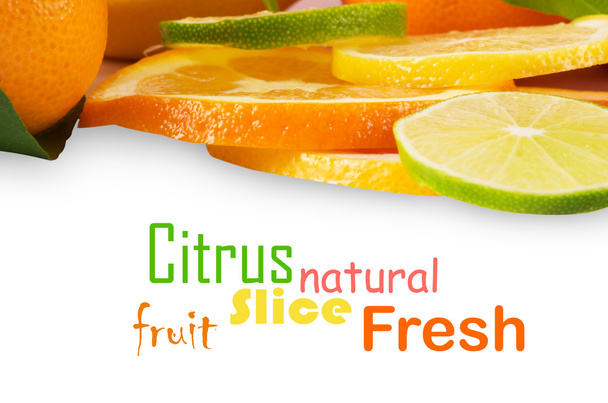 Citrus sliced fruit - Foto, imagen
