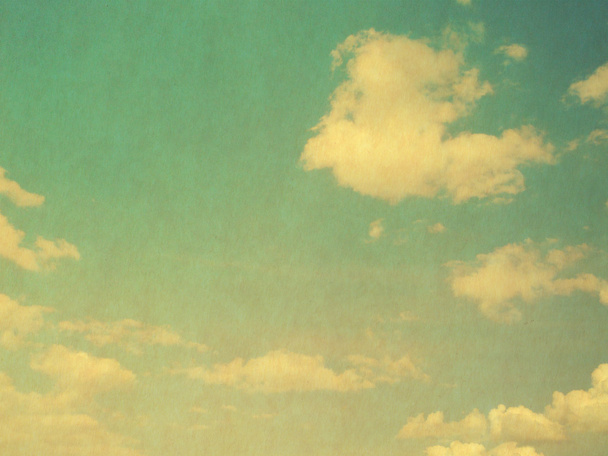 retro obraz zachmurzonego nieba - Zdjęcie, obraz
