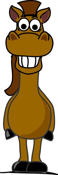 Cartoon horse - Вектор, зображення