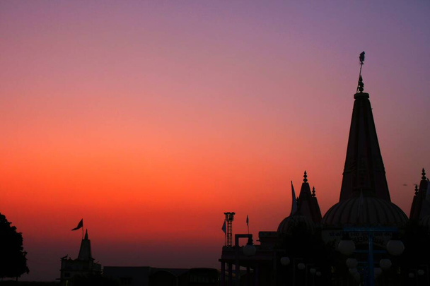 Ναός της Ινδουιστικής Θρησκείας Στην Ινδία, Kutch, Gujarat, Shadow of Temple - Φωτογραφία, εικόνα