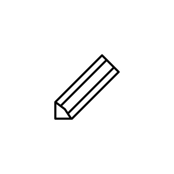 potlood tekening pictogram vector illustratie - Vector, afbeelding