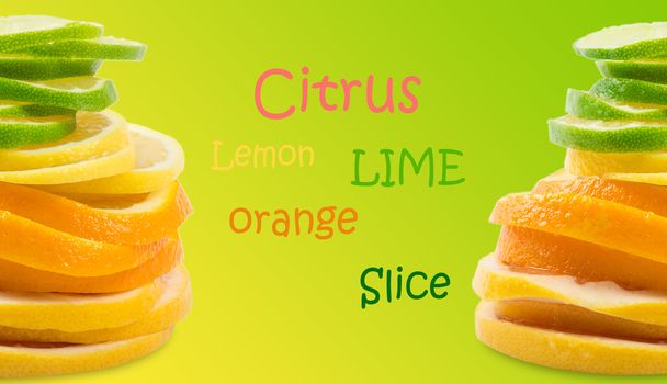 Citrus slice - Φωτογραφία, εικόνα