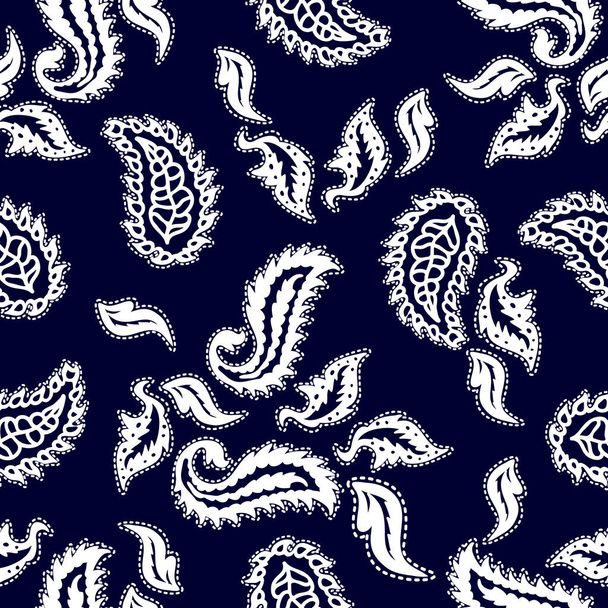 Abstract pattern with paisley elements. - Vector, imagen