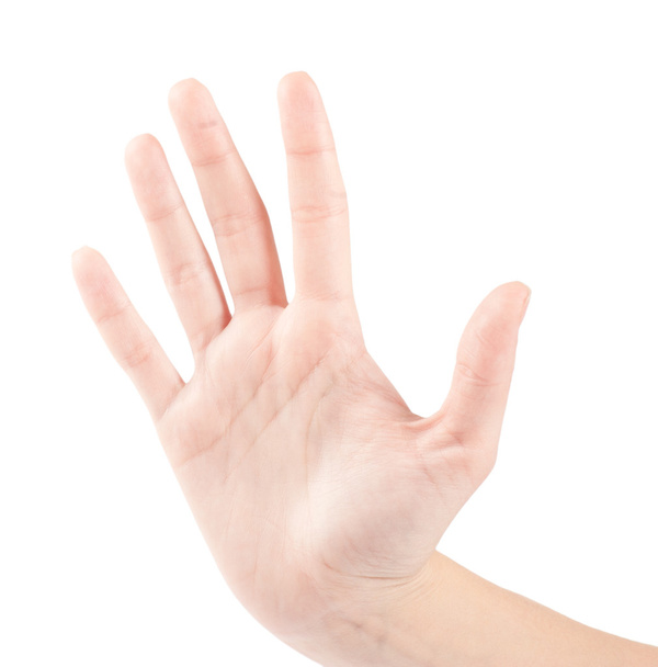 gesta rukou izolovaných na bílém - Fotografie, Obrázek