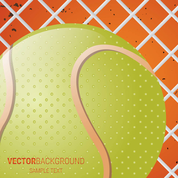 A tennis wallpaper illustration. - Vektor, Bild