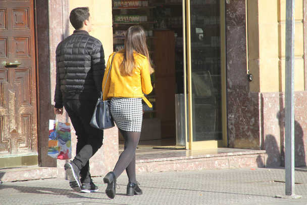 Couple in the street - Photo, Image