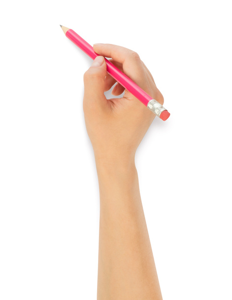 emberi kéz írásban valamit ceruzával - Fotó, kép