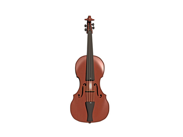 Geige mit Streichern zum Musizieren - Foto, Bild