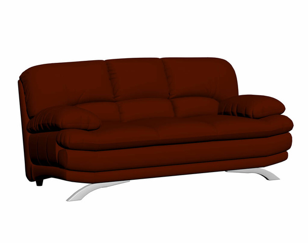 pehmustettu sohva olohuoneessa
 - Valokuva, kuva
