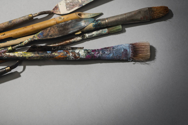 brushes and accessories for drawing - Photo, Image