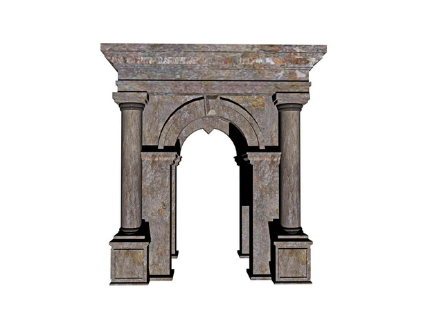 стародавні будівлі з арками
 - Фото, зображення