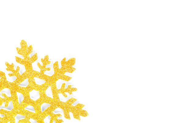 Christmas tree decoration star isolated on white background - Фото, изображение