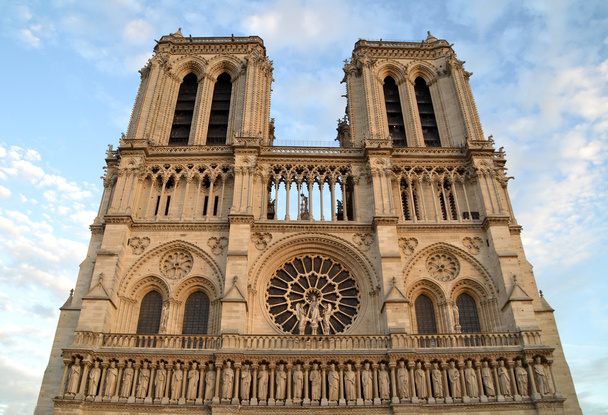 Paris, Fransa 'daki Notre dame Katedrali - Fotoğraf, Görsel