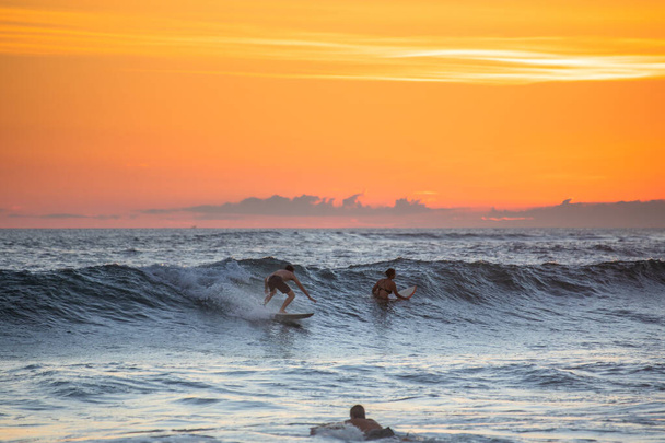 Sunset and ocean on Bali - Fotoğraf, Görsel