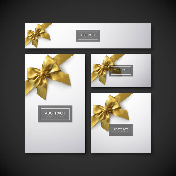 Set of design elements for holiday package design. - Vektor, Bild