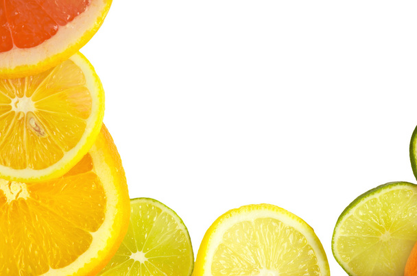 Vitamin C Overload, Stacks of sliced fruit - Zdjęcie, obraz