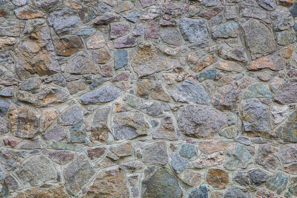 Stary kruchy kamienny mur. Miejsce na tekst - Zdjęcie, obraz