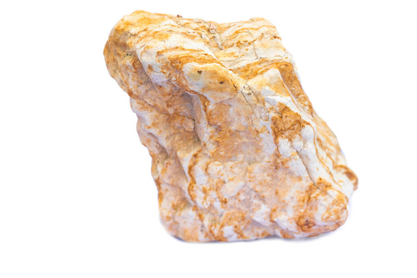 Сланцевий камінь або класичний осадовий камінь ізольовані на білому тлі
 - Фото, зображення