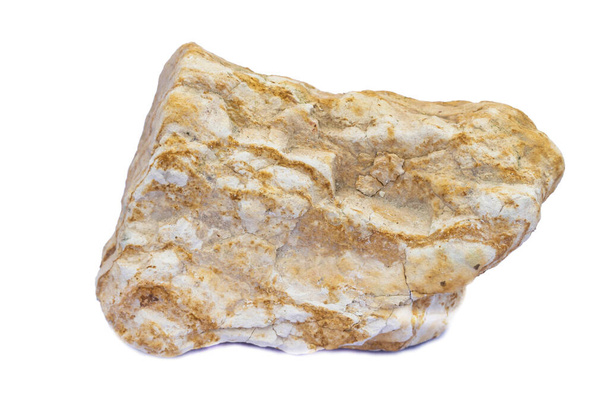 Сланцевий камінь або класичний осадовий камінь ізольовані на білому тлі
 - Фото, зображення