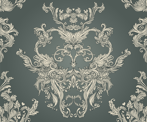 Vintage baroque pattern - Vector, afbeelding