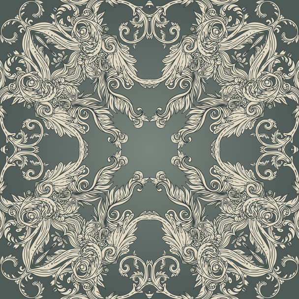 Vintage baroque pattern - Vector, Imagen