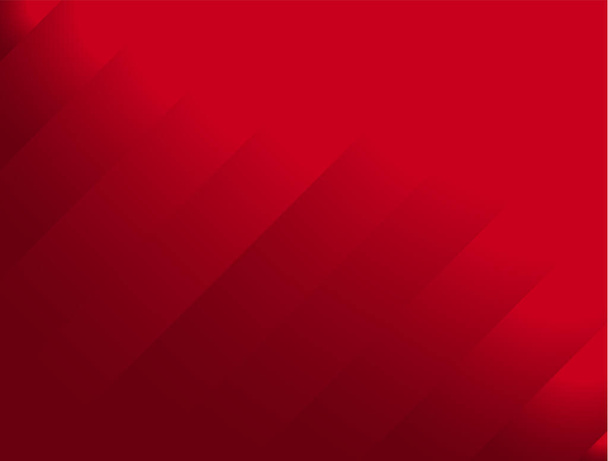 Abstract Red Background with Stripes. Vector Banner. - Vector, Image