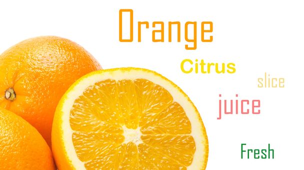 Two and a half oranges - Foto, Bild