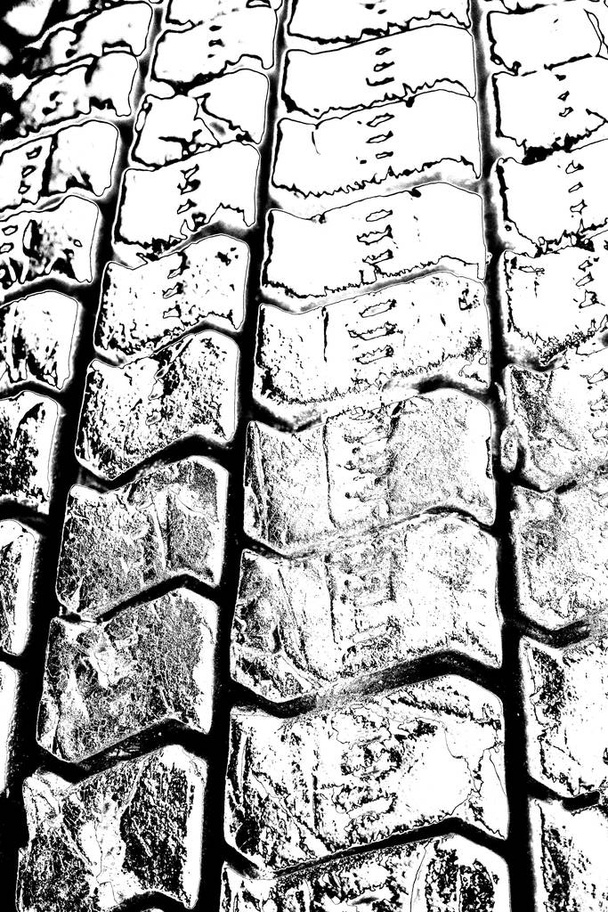 Painted car tire close-up texture background - Photo, Image