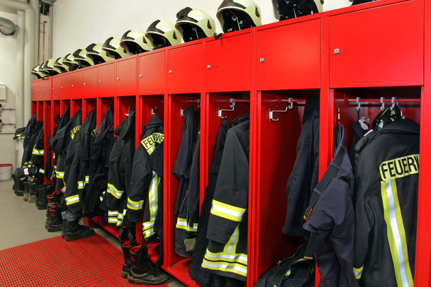 Brandweer uniformen, brandweer - Foto, afbeelding