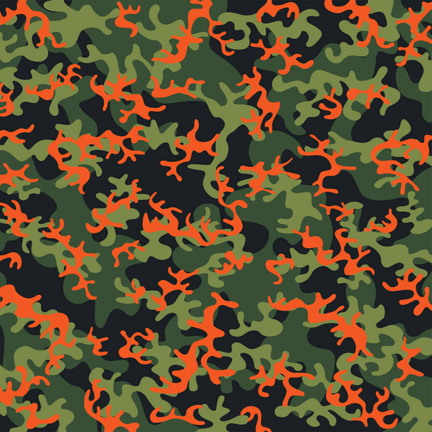 Military camouflage seamless pattern background - Photo, Image