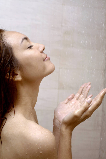 Woman in the shower - Photo, image