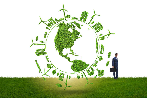 Concept of clean energy and environmental protection - Photo, Image