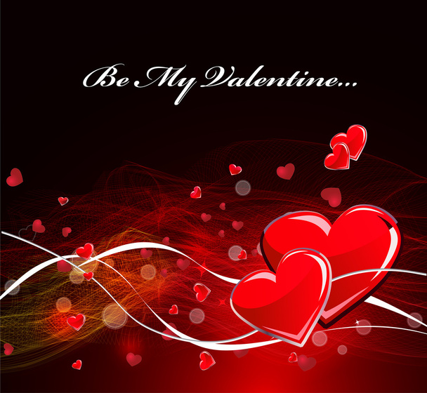 Valentines Hintergrund - Vektor, Bild