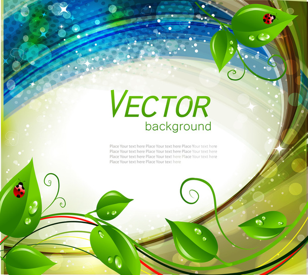 Abstract nature background - Vector, Image