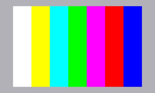 color bar television vector illustration  - Vector, Image