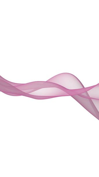 Abstract wave. Scarf. Bright ribbon on white background. Abstract smoke. Raster air background. Vertical image orientation. 3D illustration - Фото, зображення