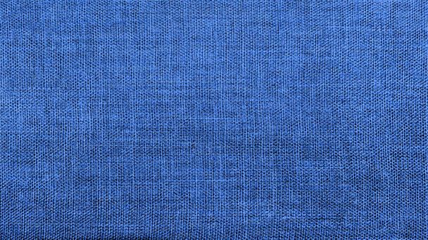 υφασμένο μπλε φυσικό ύφασμα - Φωτογραφία, εικόνα