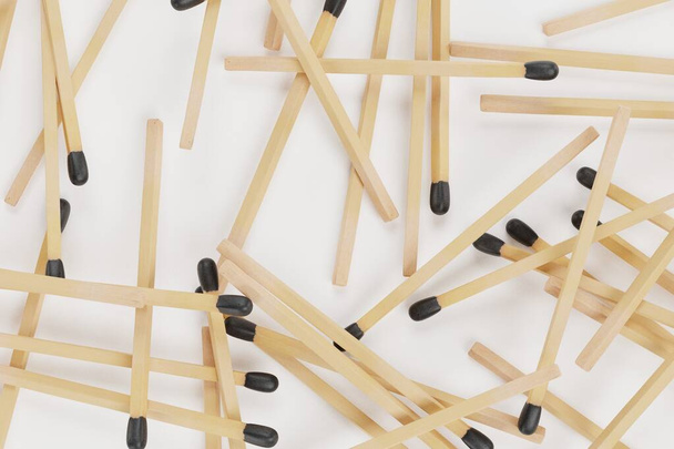 Realistic 3D Render of Matches Pile - Photo, Image
