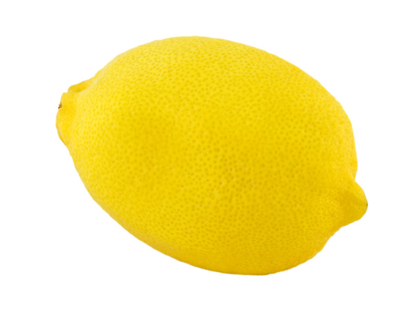 Свежий лимон изолирован на белом - Фото, изображение