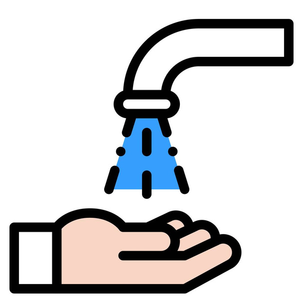 icône de lavage des mains, illustration vectorielle liée au festival ramadan
 - Vecteur, image