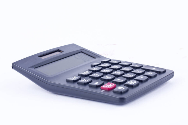 kalkulačka pro výpočet čísel účetnictví podnikání na bílém pozadí financování izolované  - Fotografie, Obrázek