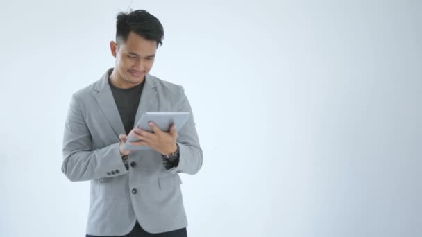 Asian Young Business with tablet - Filmmaterial, Video
